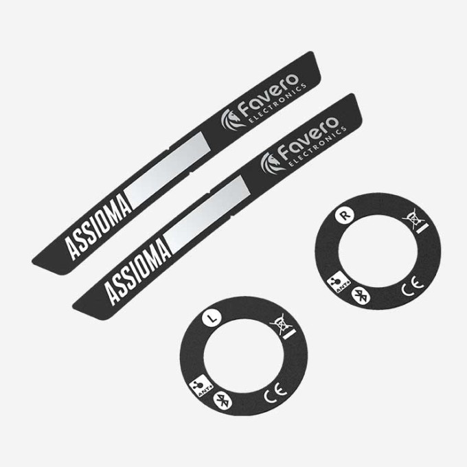 Assioma DUO/UNO - Set of adhesive labels Assioma DUO/UNO - Set of adhesive labels