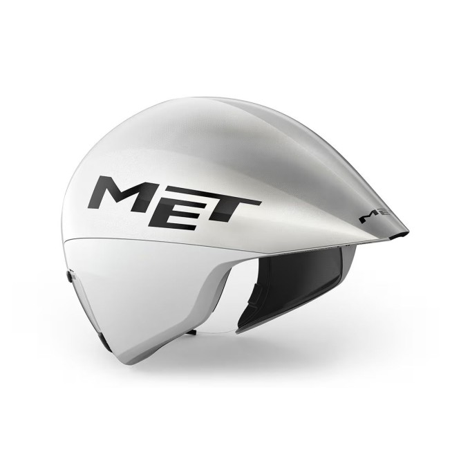 MET Drone Wide Body II Aero Kiiver - White Metallic/Glossy MET Drone Wide Body II Aero Kiiver - White Metallic/Glossy