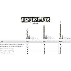 Muc-Off Tubeless Valve Kit V2 Universal 44MM - iridescent