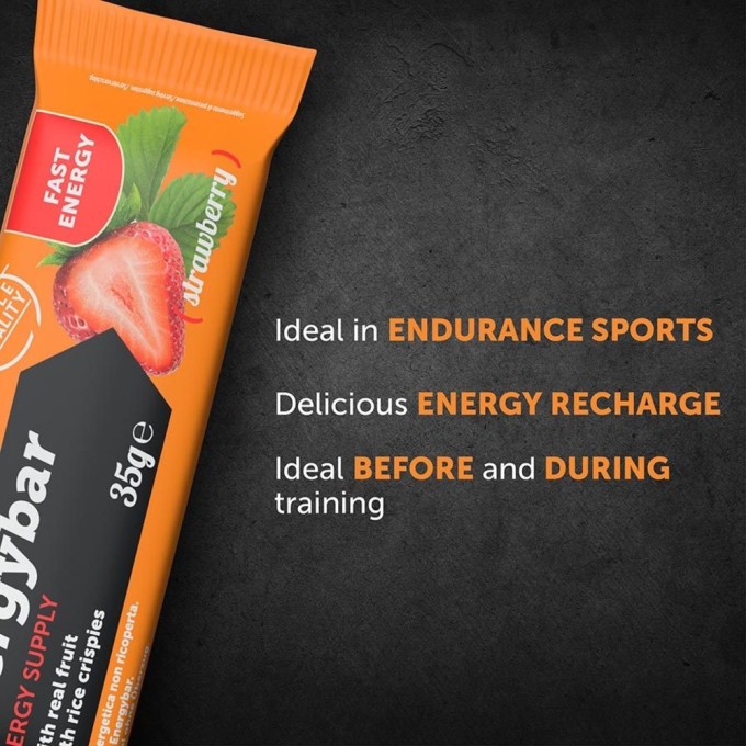 NAMEDSPORT - ENERGYBAR Strawberry - 35g NAMEDSPORT - ENERGYBAR Strawberry - 35g