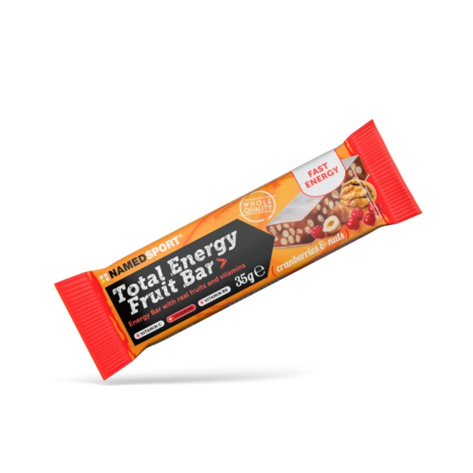 NAMEDSPORT - TOTAL ENERGY FRUIT BAR Cranberry and Nuts - 35g NAMEDSPORT - TOTAL ENERGY FRUIT BAR Cranberry and Nuts - 35g