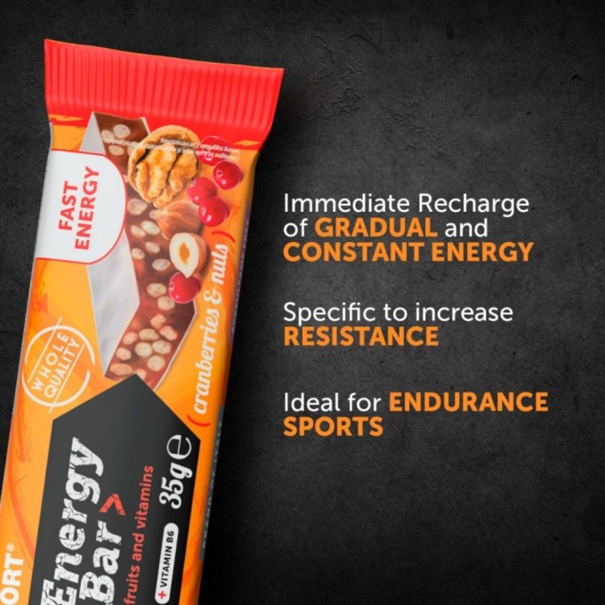 NAMEDSPORT - TOTAL ENERGY FRUIT BAR Cranberry and Nuts - 35g NAMEDSPORT - TOTAL ENERGY FRUIT BAR Cranberry and Nuts - 35g