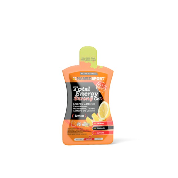 NAMEDSPORT - TOTAL ENERGY STRONG GEL - Lemon - 40ml NAMEDSPORT - TOTAL ENERGY STRONG GEL - Lemon - 40ml