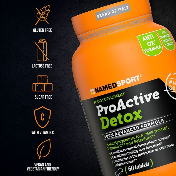 NAMEDSPORT ProActive Detox 60 таблеток