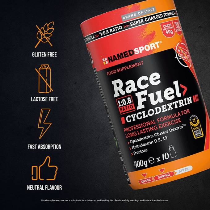 NAMEDSPORT Race Fuel Joogipulber 400 g