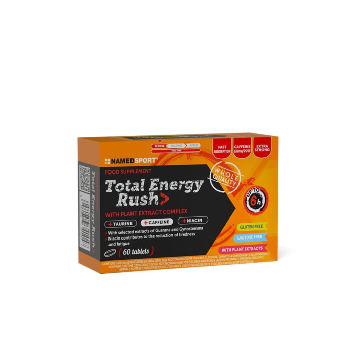 NAMEDSPORT - TOTAL ENERGY RUSH - 60cpr NAMEDSPORT - TOTAL ENERGY RUSH - 60cpr