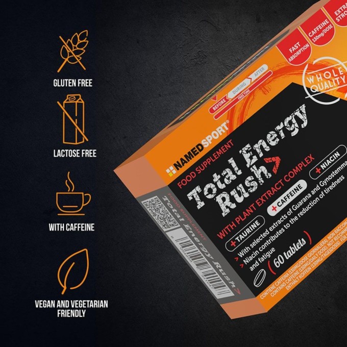NAMEDSPORT - TOTAL ENERGY RUSH - 60cpr NAMEDSPORT - TOTAL ENERGY RUSH - 60cpr