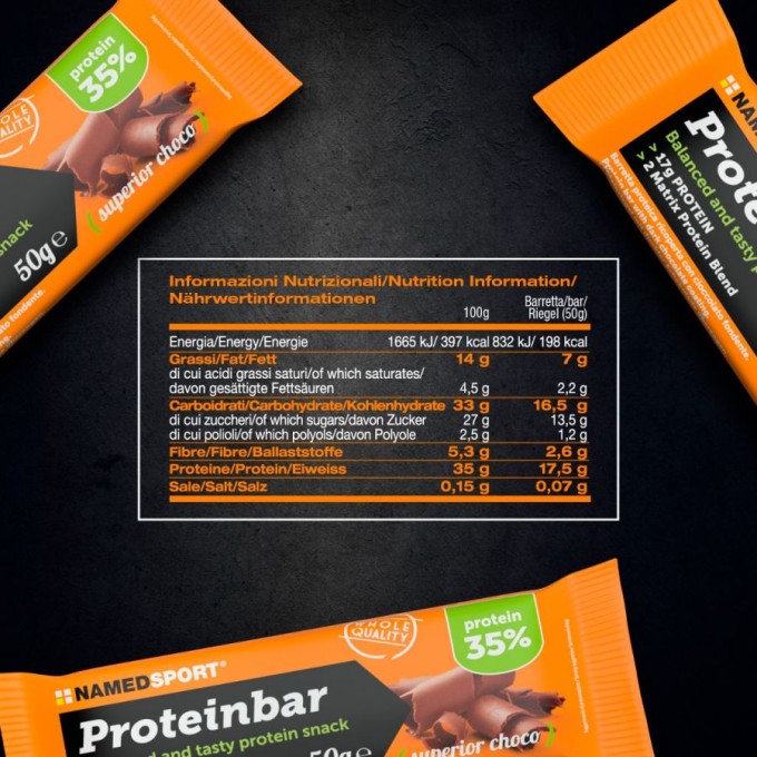 NAMEDSPORT Proteinbar Superior Choco 50 g