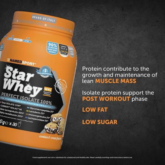 NAMEDSPORT - STAR WHEY ISOLATE Cookies and Cream - 750g