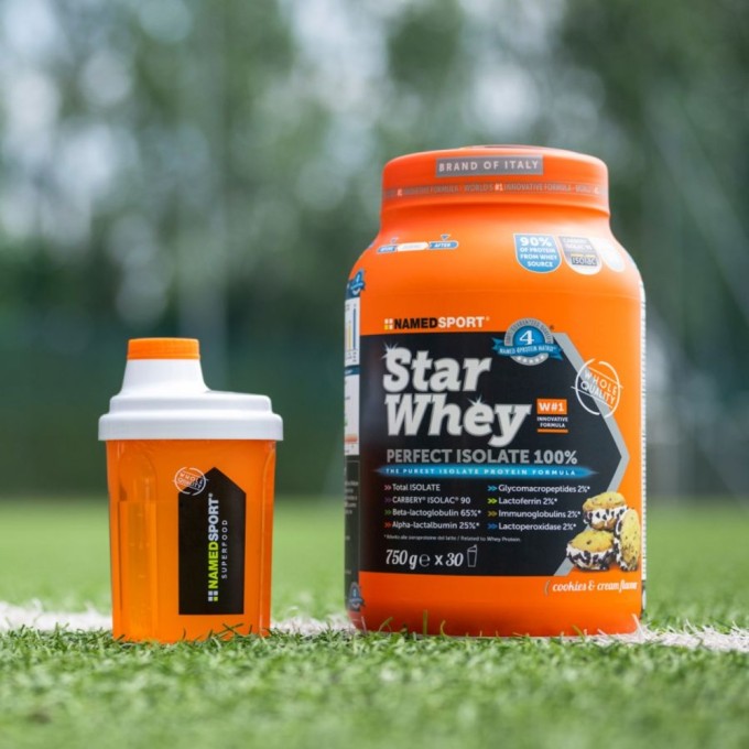 NAMEDSPORT - STAR WHEY ISOLATE Cookies and Cream - 750g NAMEDSPORT - STAR WHEY ISOLATE Cookies and Cream - 750g