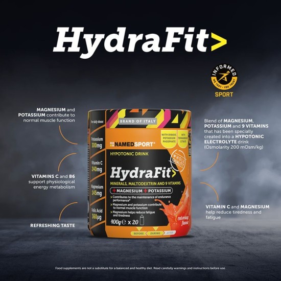 NAMEDSPORT - HYDRAFIT SPORTDRINK - 400g