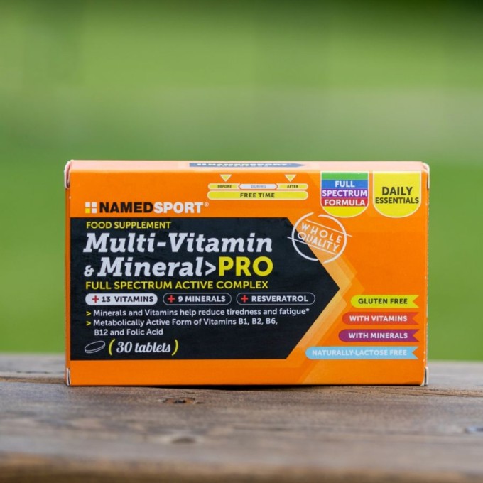 NAMEDSPORT - MULTI-VITAMIN & MINERAL - PRO - 30cpr NAMEDSPORT - MULTI-VITAMIN & MINERAL - PRO - 30cpr