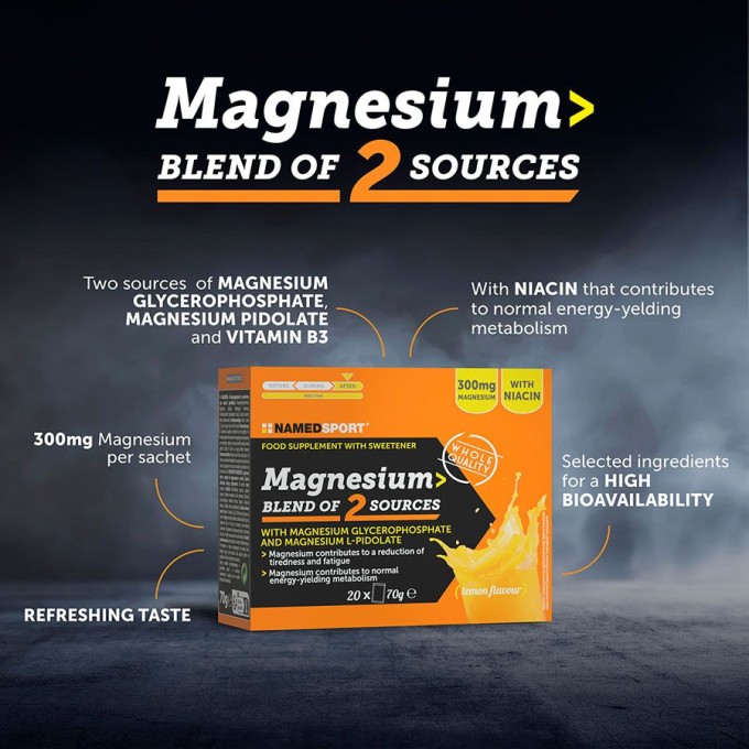NAMEDSPORT Magnesium Blend of 2 Sources 20 саше