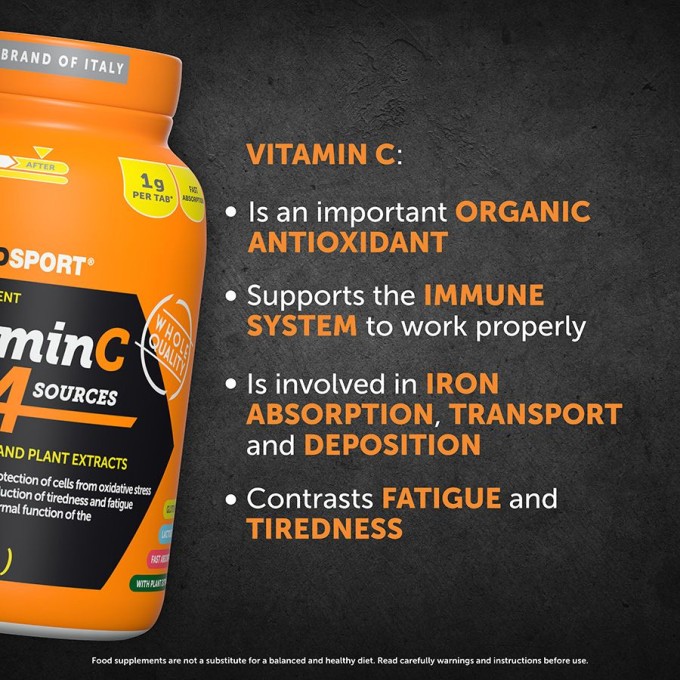 NAMEDSPORT Vitamin C Blend of 4 Sources – 90 таблеток